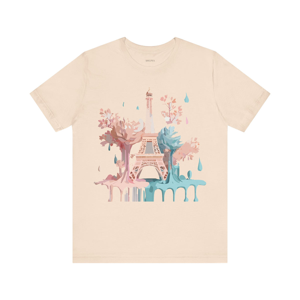Unisex Cotton Bella+Canvas Tee with Paris