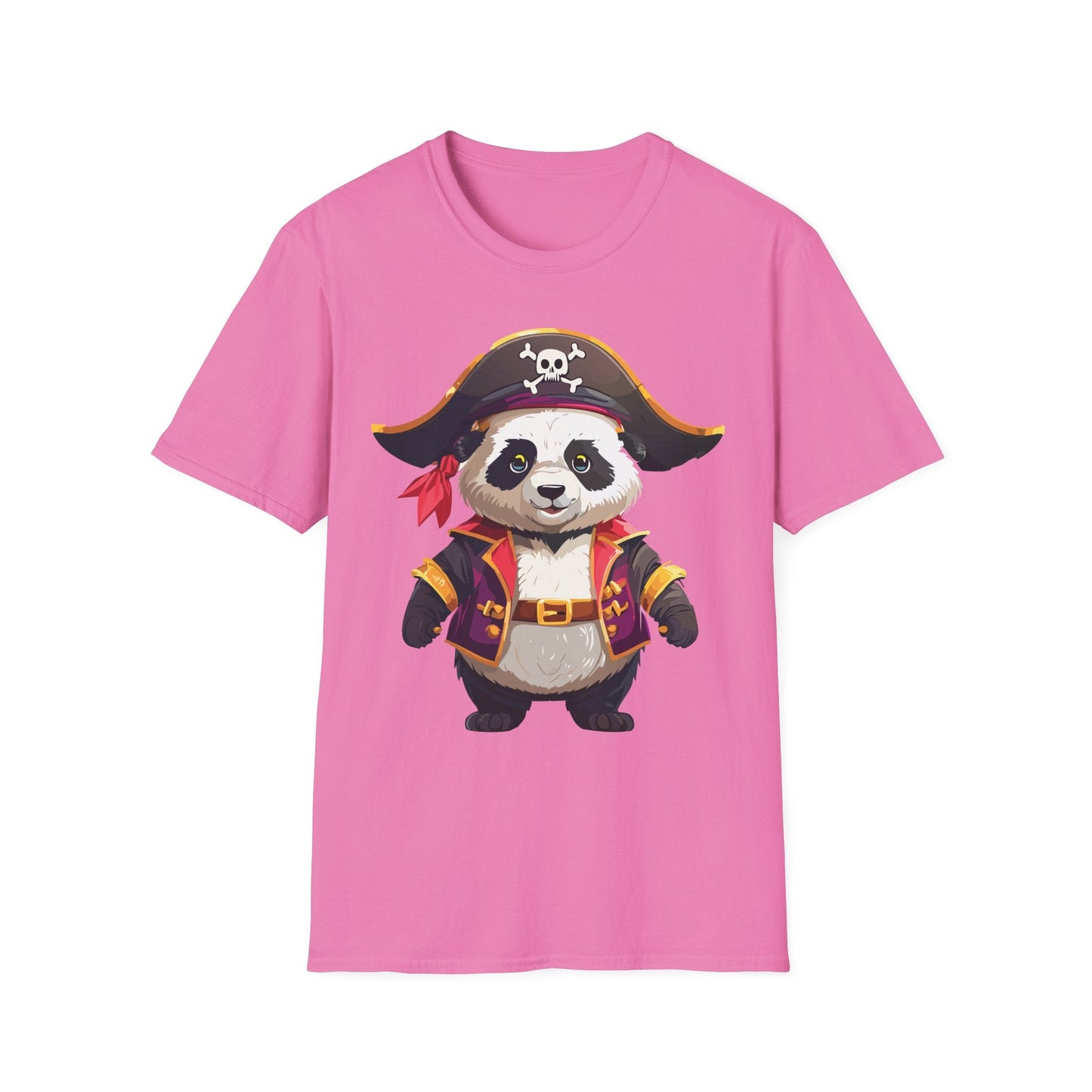 Panda Shirt Unisex Panda Tee Softstyle 64000 Gildan 100 Percent Cotton Animal Tee