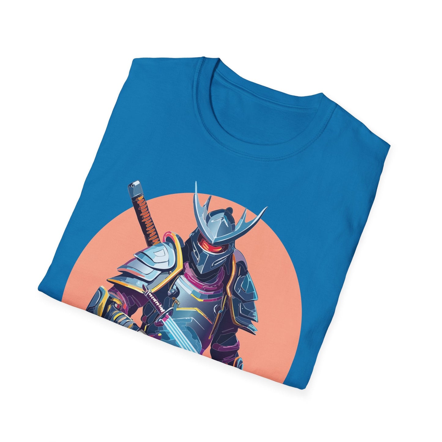 Samurai Shirt Unisex Tee Gildan Softstyle 64000 One Hundred Percent Ring Spun Cotton Comfort