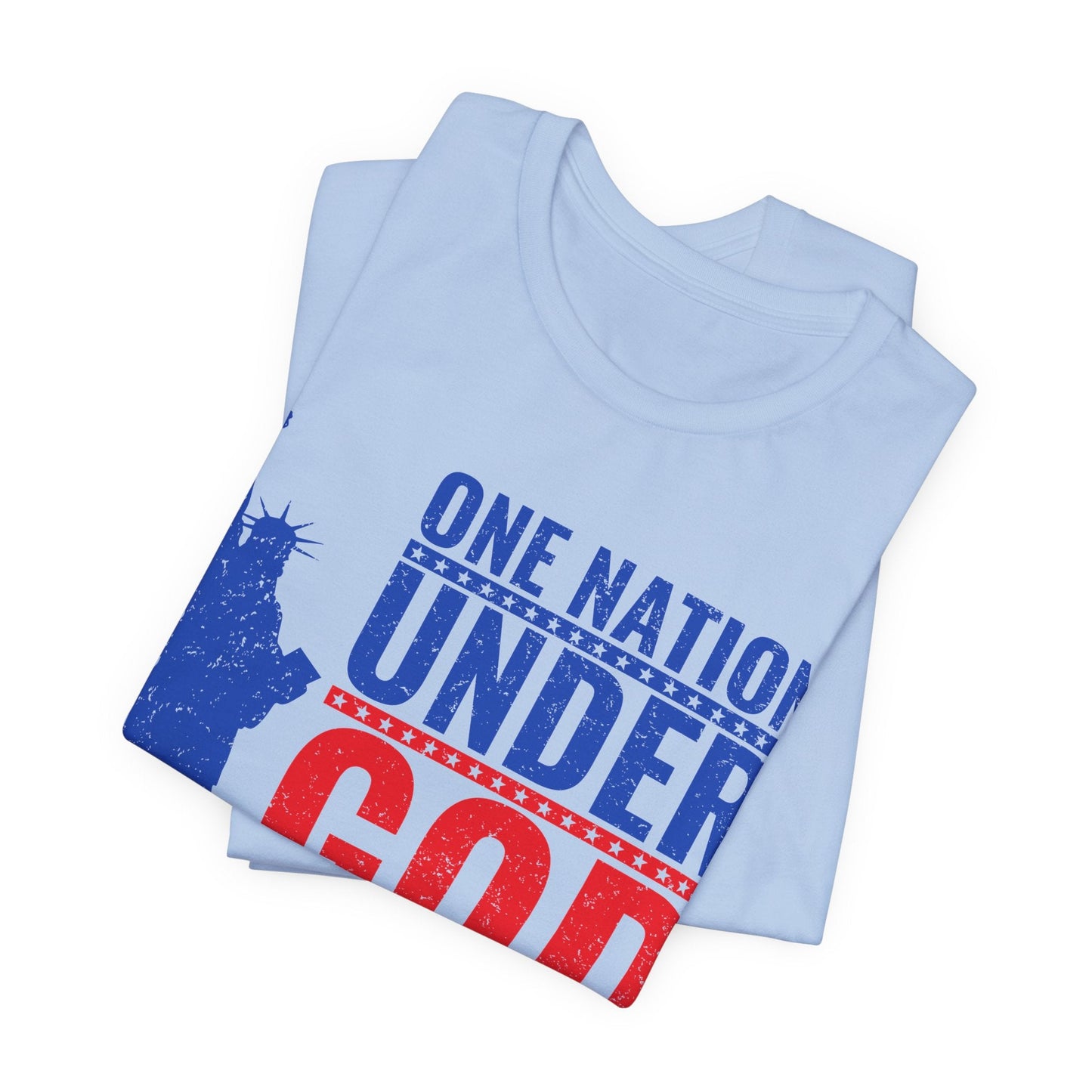 Statue of Liberty Patriotic Graphic Unisex Cotton T-Shirt a6