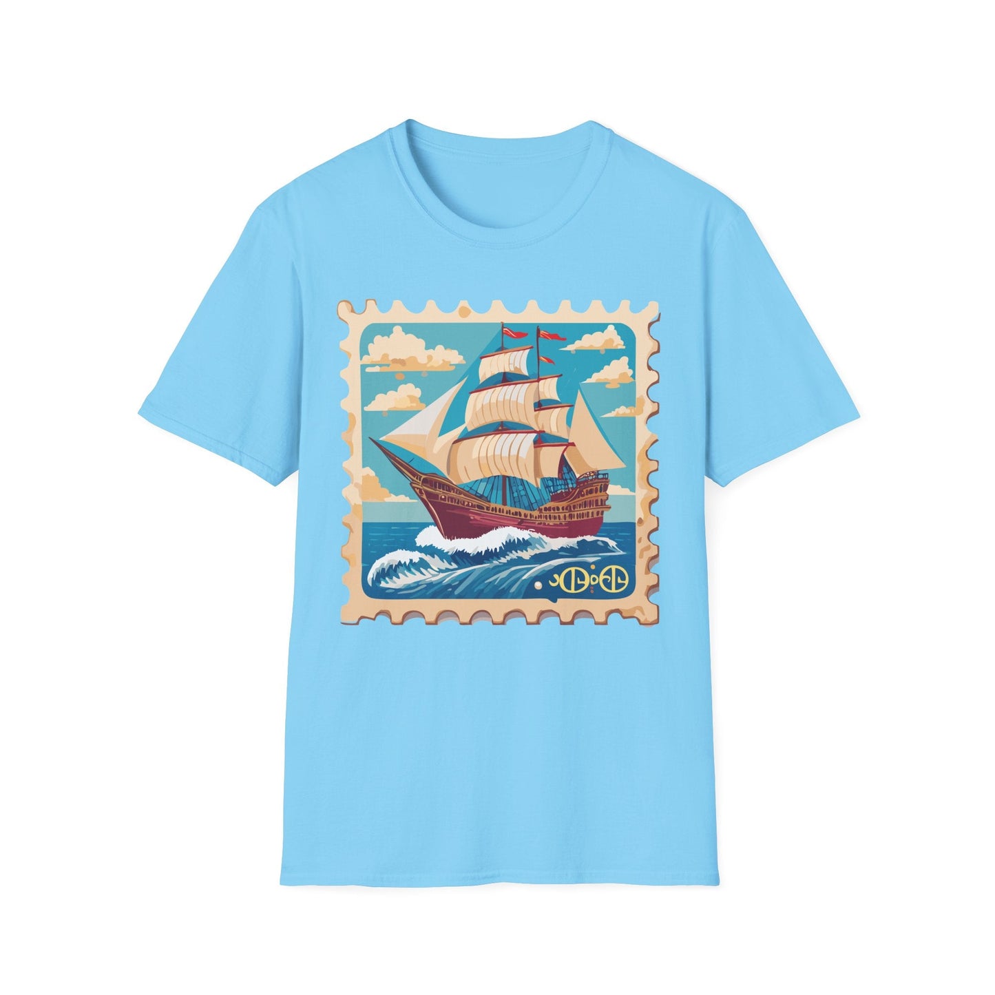 Ship T Shirts Frigate Vessel Tee Unisex Softstyle Gildan 64000 100 Percent Cotton