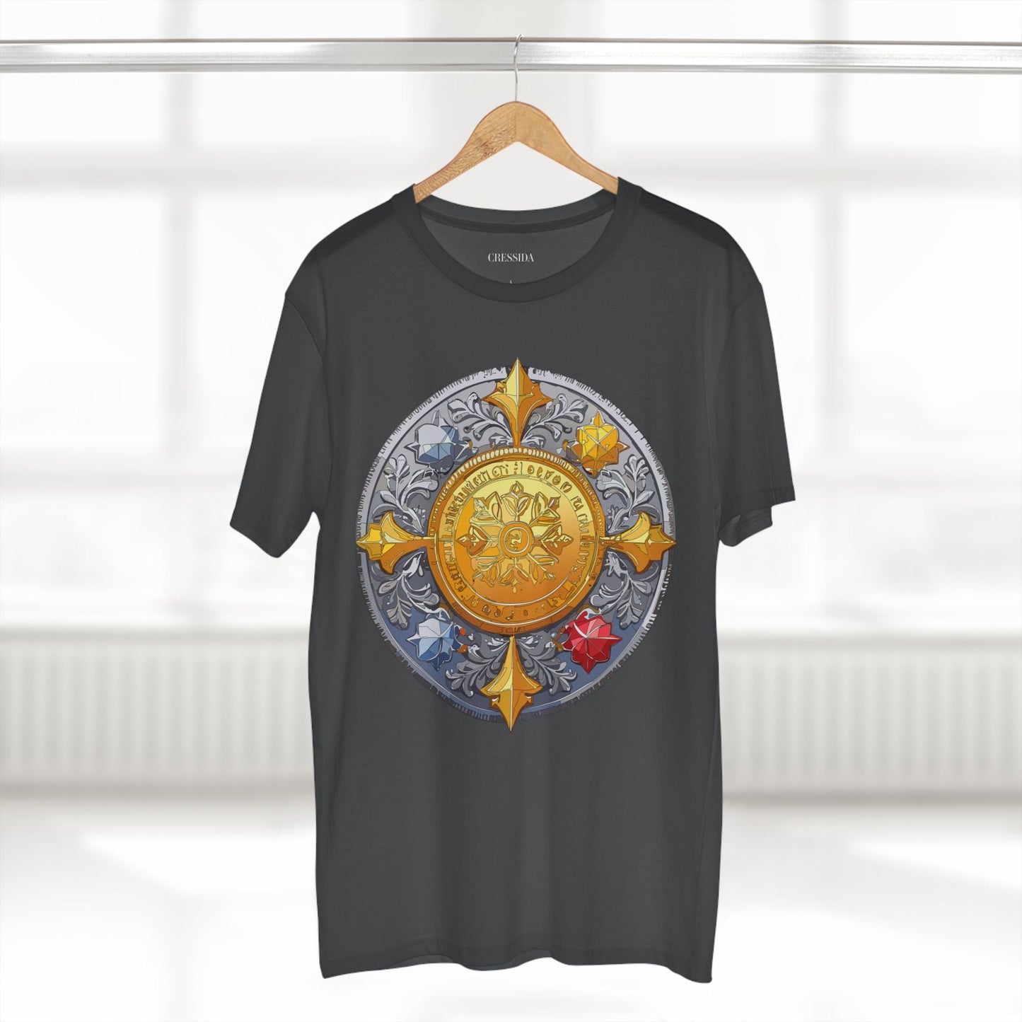 Antique Gold Coin Graphic Design T-Shirt Unisex 100 Cotton With Golden Print Artwork Tee 2