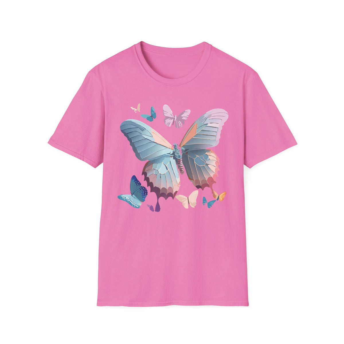 Butterfly Watercolor Tee — Pastel Wings Graphic Tee Unisex 100 Cotton Gildan T-Shirt