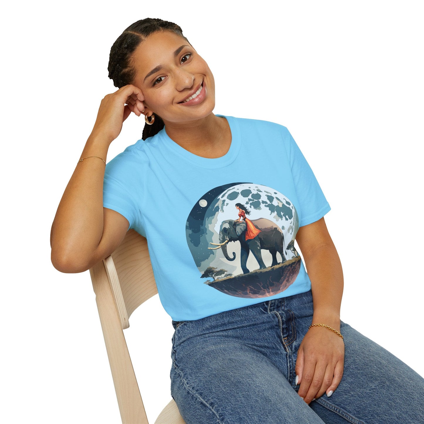 Womens Graphic T Shirt Art Design Tee SoftStyle Gildan 64000 100 Percent Ring Spun Cotton Comfort
