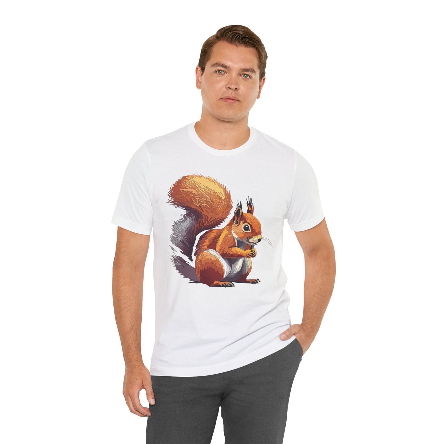 Unisex Animal Shirt Art Design Tee Shirt With Wild Animals Gildan Softstyle 64000 Cotton
