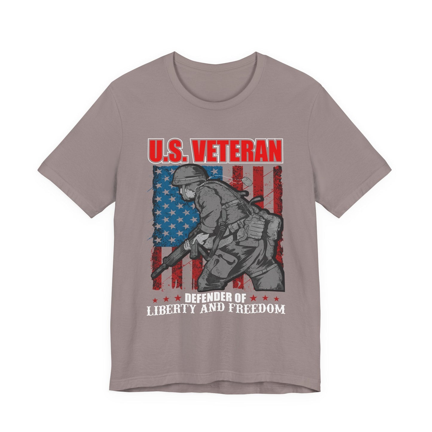 Army Veteran Patriotic Graphic Design Unisex Cotton T-Shirt v31