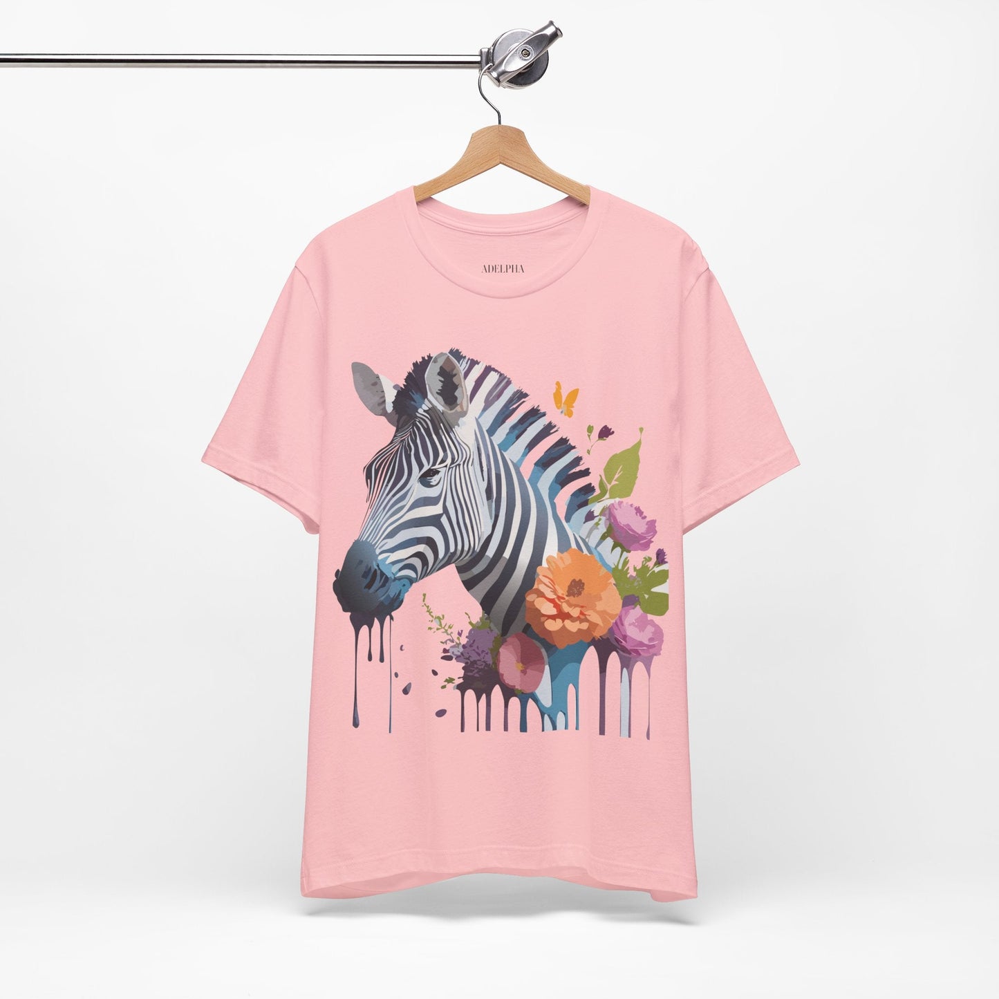 Adelpha Zebra Graphic Tee Unisex Short Sleeve Shirt Vintage Inspired Artwork Limited Edition
