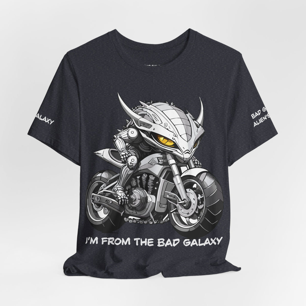 Alien Graphic Unisex Cotton Bella+Canvas Tee with Art Design b83
