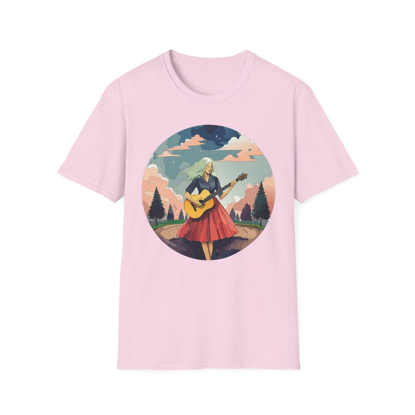 Womens Graphic T Shirt Art Design Ladies Tee Softstyle Gildan 64000 100 Percent Cotton