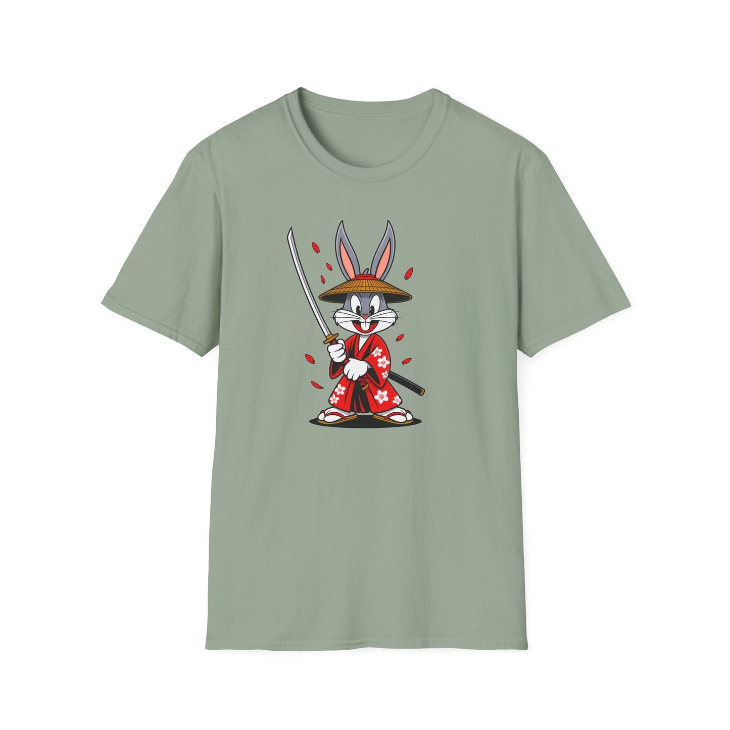Bugs Bunny Graphic T Shirt Unisex Gildan Softstyle 64000 Cotton Tee Cartoon Animation Design