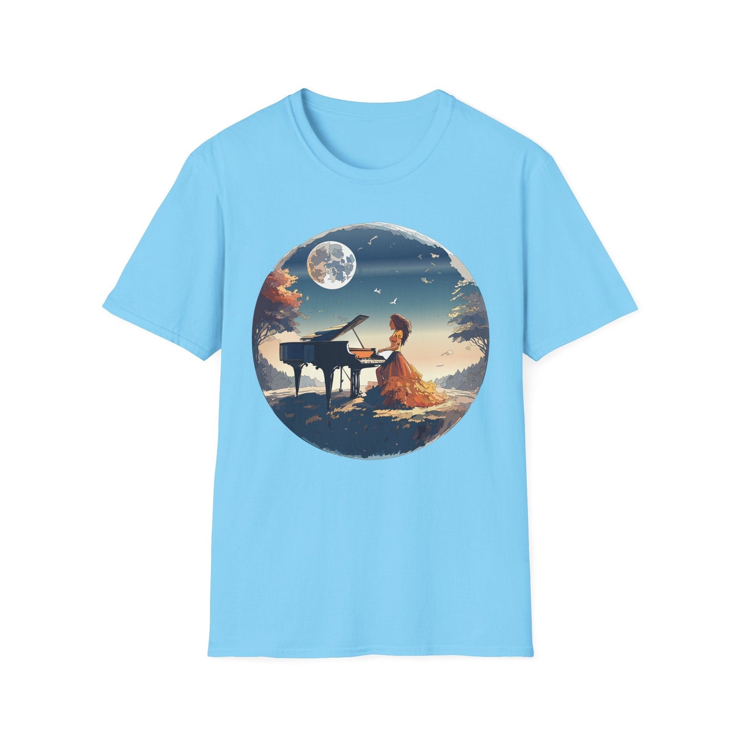 Womens Graphic T Shirt Art Design Gildan Softstyle Tee 100 Percent Ring Spun Cotton Unisex