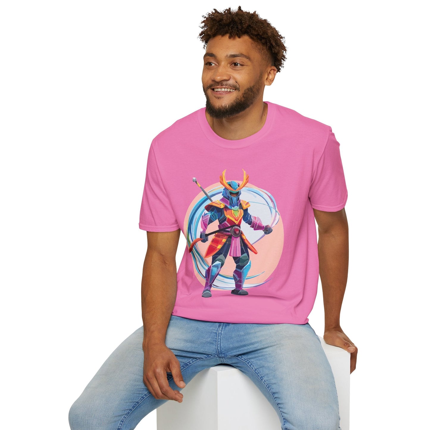 Samurai Shirt Unisex Softstyle T Shirt Gildan 64000 Ring Spun Cotton Tee For Everyday Comfort