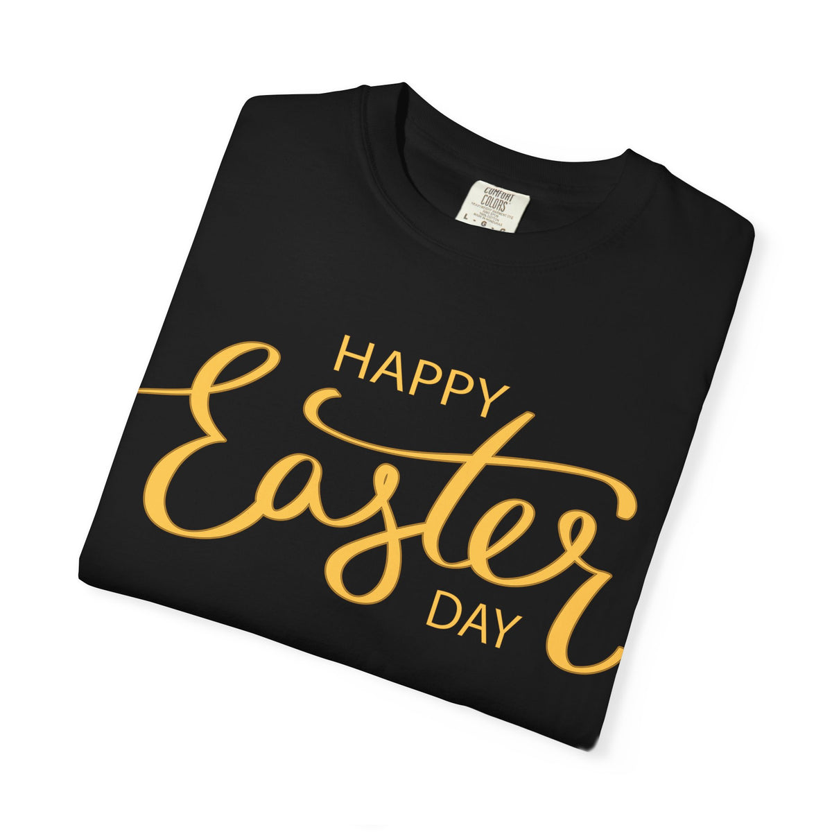 Happy Easter Day T-Shirt, Tee Shirt with Easter Signature, T Shirt with Easter Prints, Tee Shirt with Easter Design