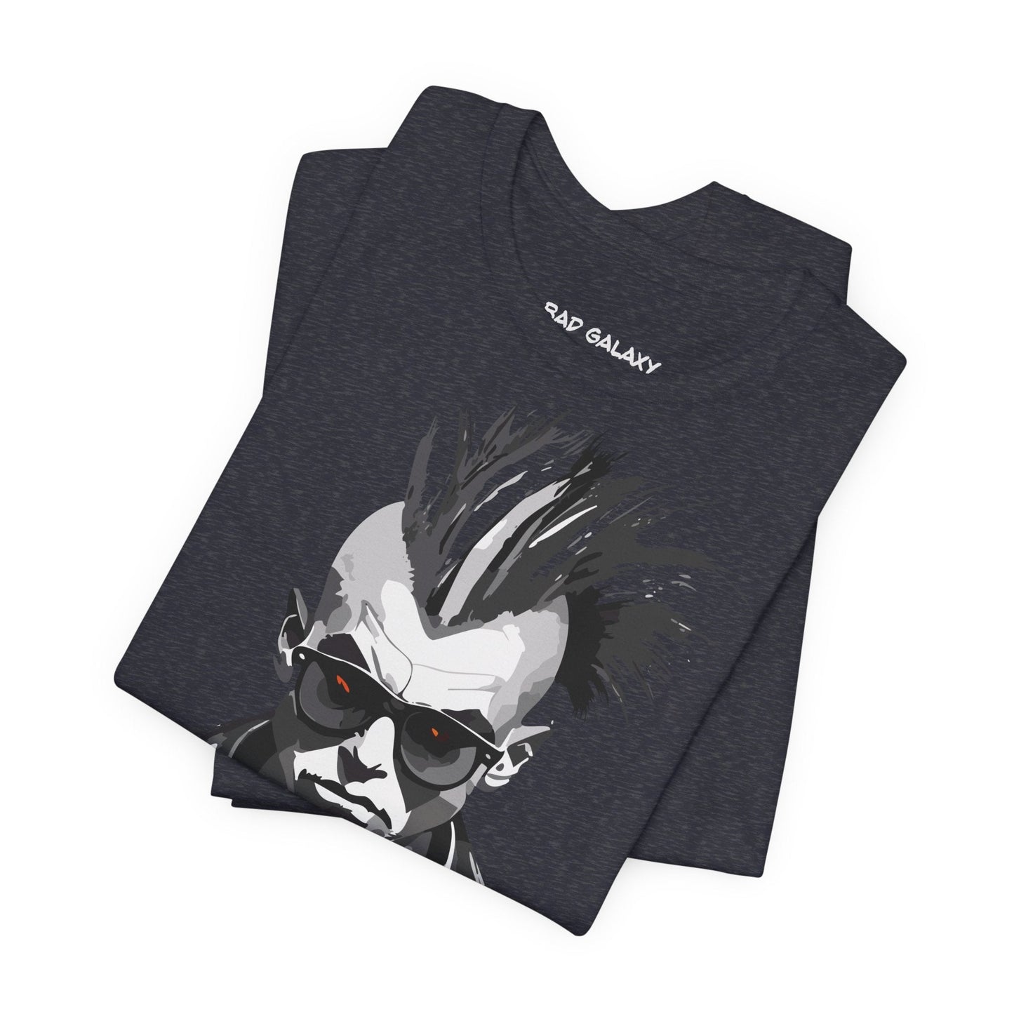 Punk Rock Tee Shirt From Bad Galaxy Made To Order 100 Percent Cotton Eco Friendly Inks