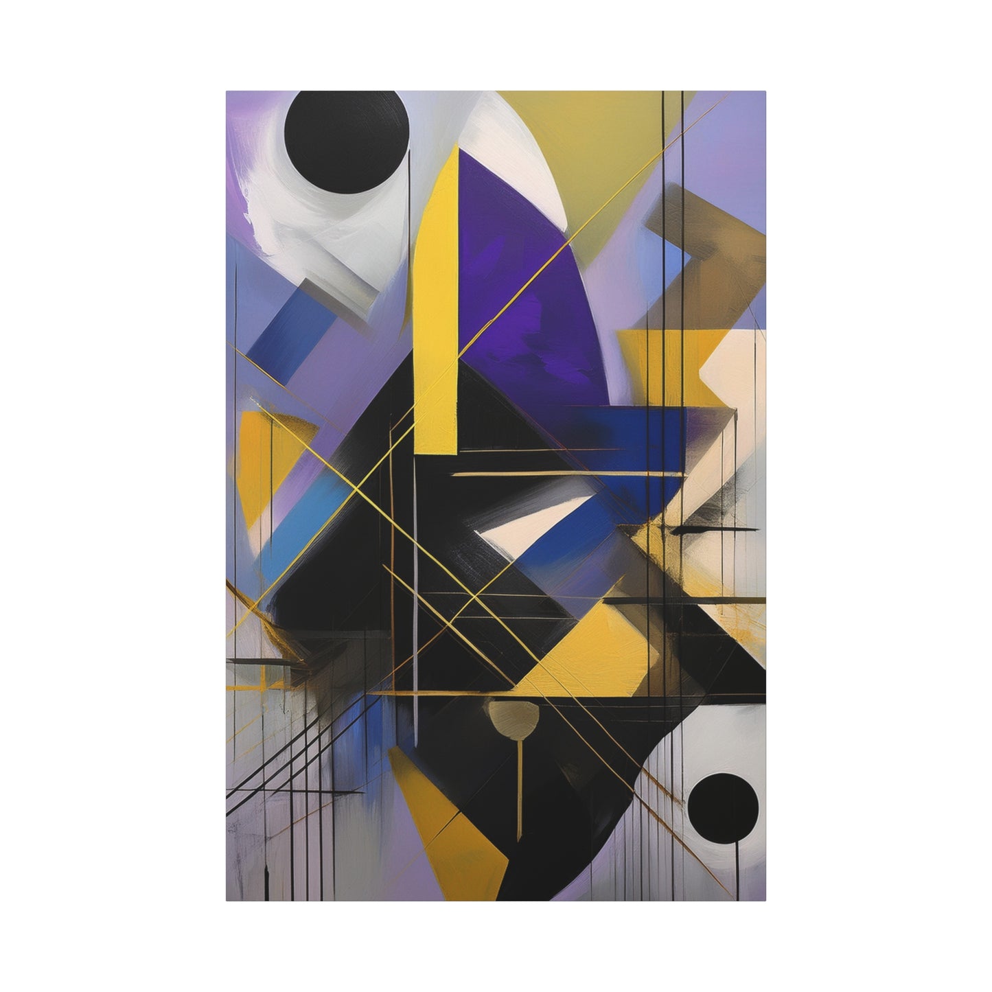 Purple Abstract Painting Print Canvas 20x24,20x30,24x30, 24x32,24x36,30x40, 32x48,36x48,40x60 Pine-Wood Inner Frame ABS-33