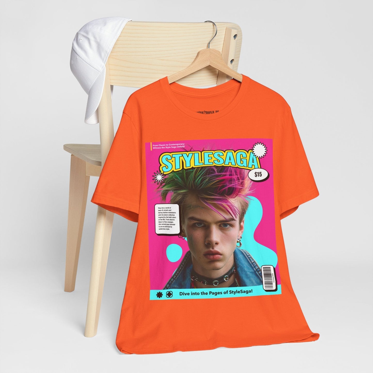 Magazine Cover Shirt Unisex Jersey Short Sleeve Tee Lightweight 4.2 Oz