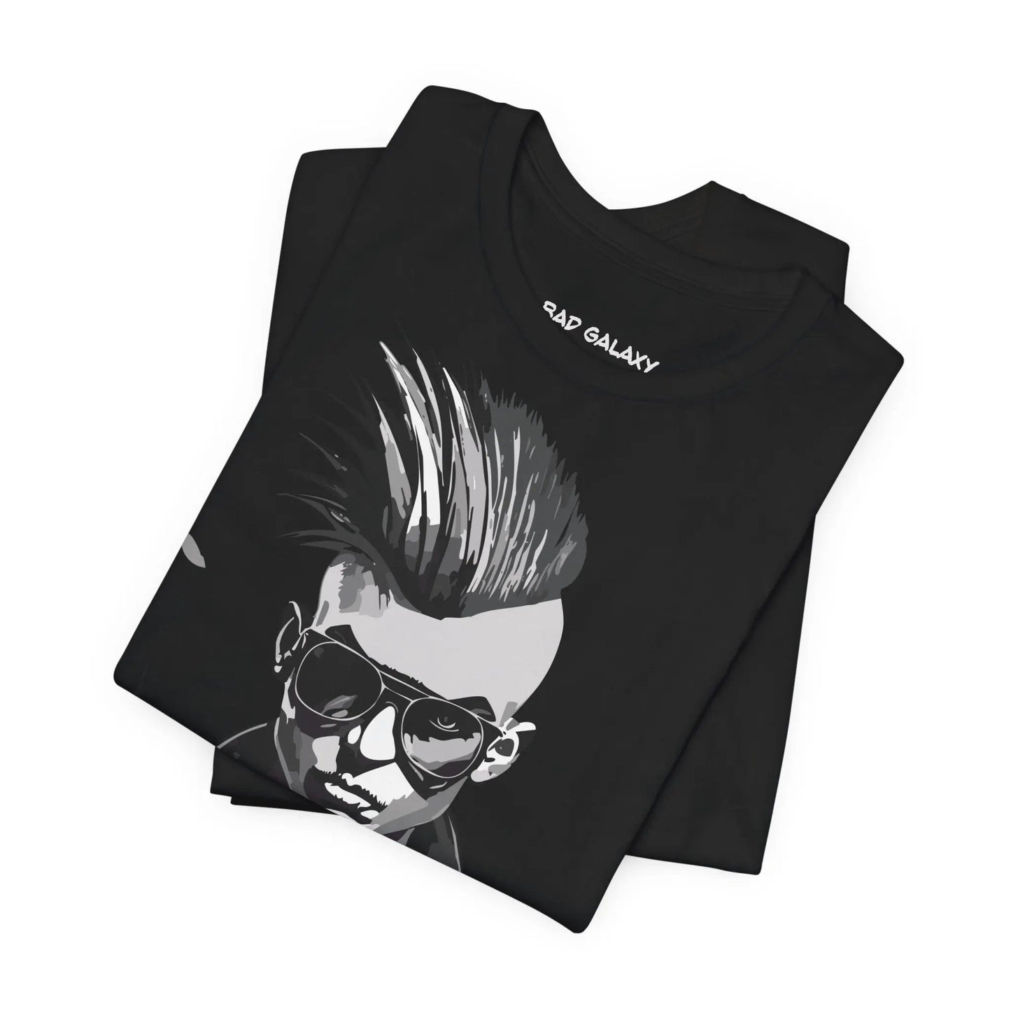 Punk Rock Tee Shirt From Bad Galaxy Made To Order 100 Percent Cotton USA Eco Friendly Inks