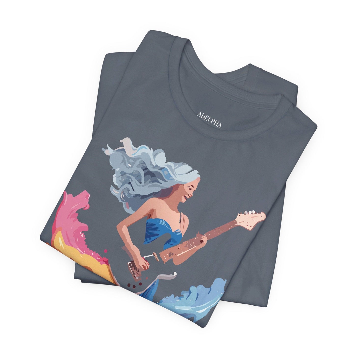 Adelpha Music T Shirt Graphic Tee Unisex Short Sleeve Vintage Inspired Artwork Casual Wear