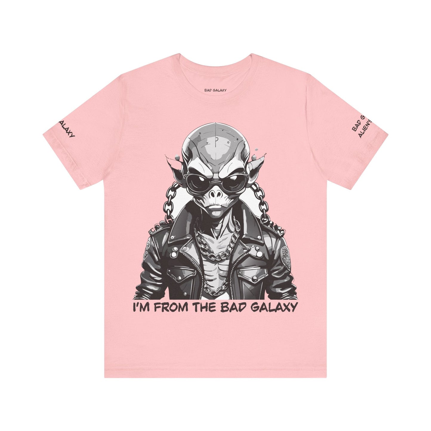 Tee Shirt With Alien From Bad Galaxy Made To Order 100 Percent Cotton Eco Friendly Inks USA