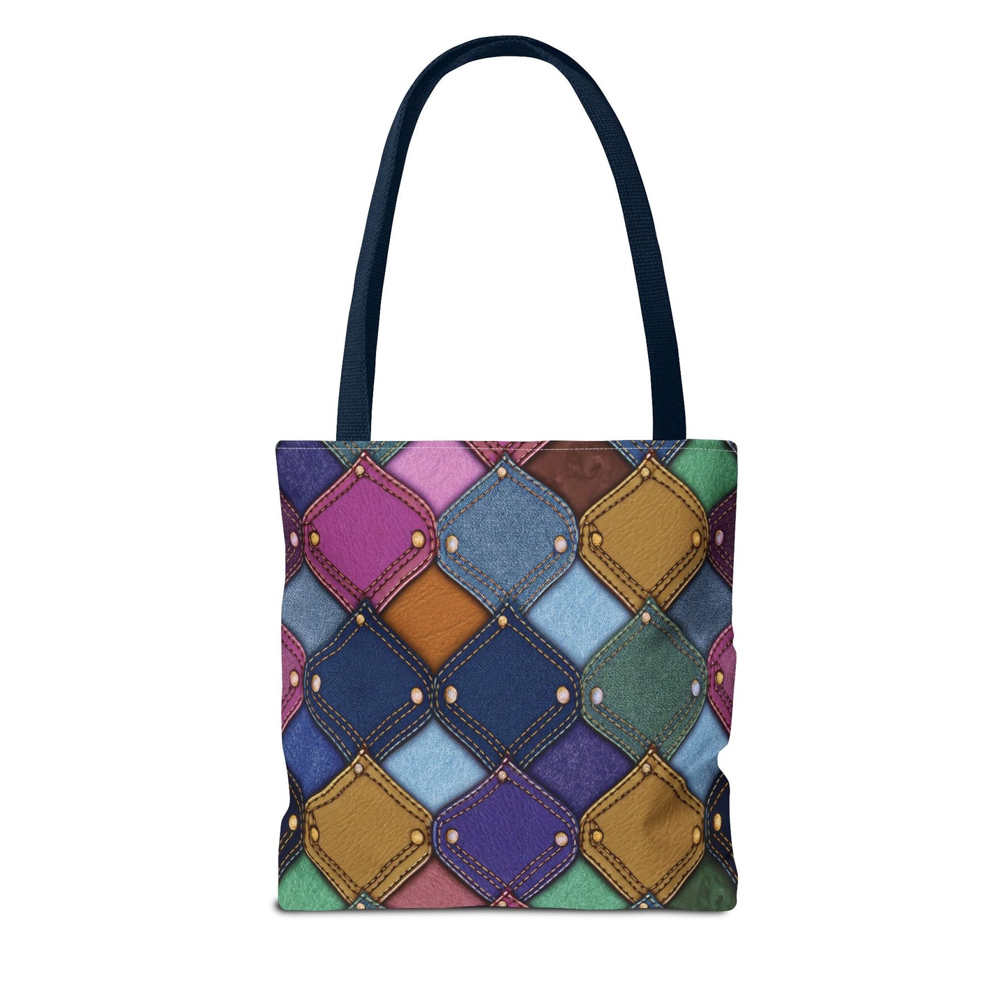 Denim Canvas Bag, Tote Bag Denim Printify