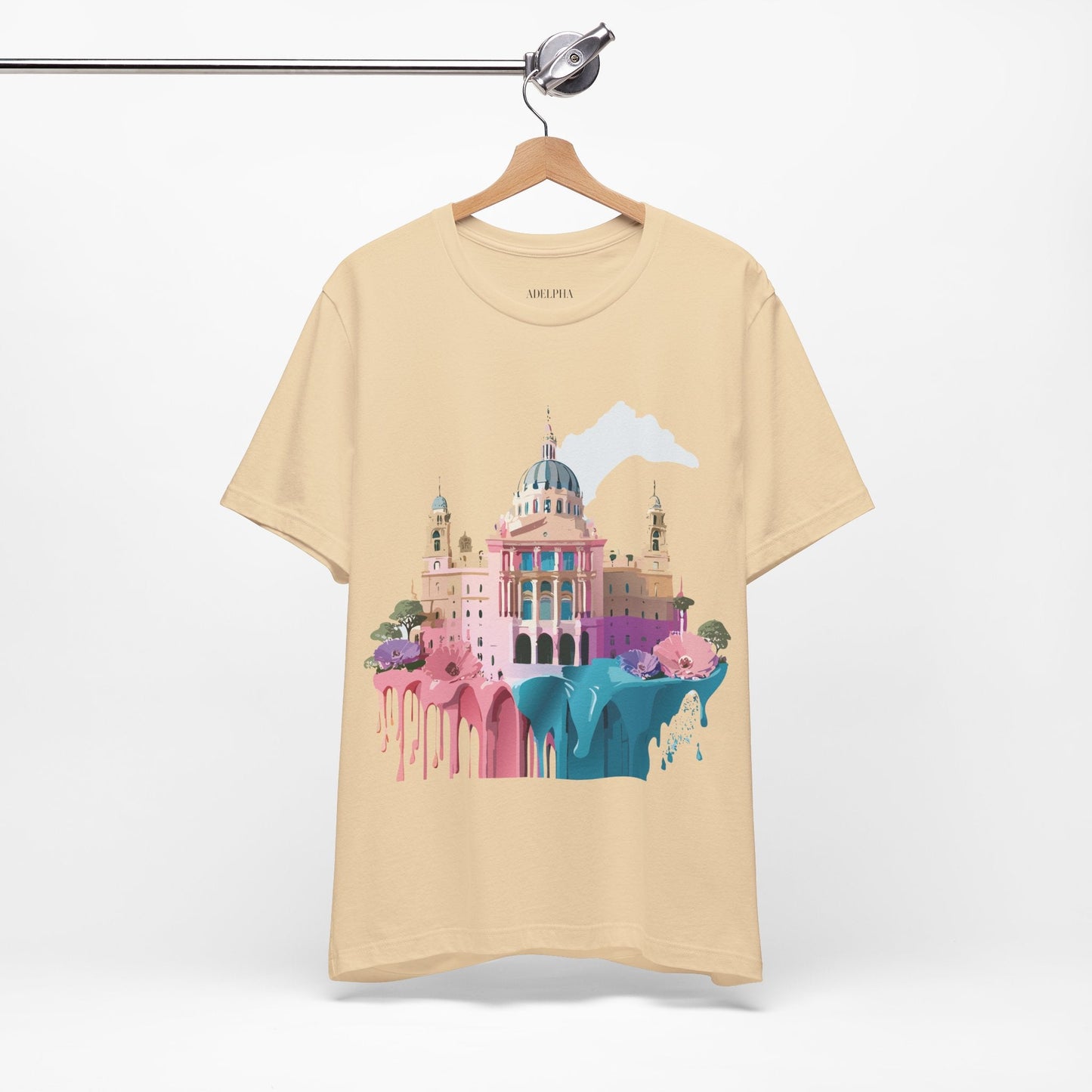 Madrid Tourist Shirt Graphic Tee Unisex Vintage Inspired Adelpha Art Design Tee Collection