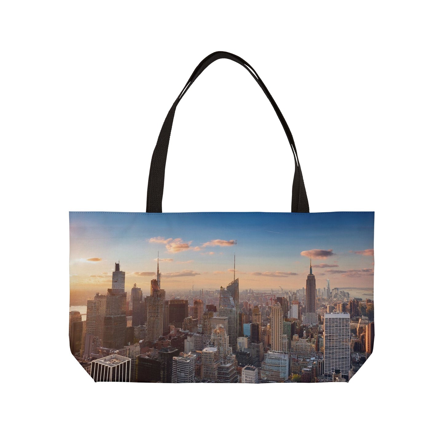 New York Print Bag High-Quality 100% Spun Poly 24x13 Canvas Art Bag C-10