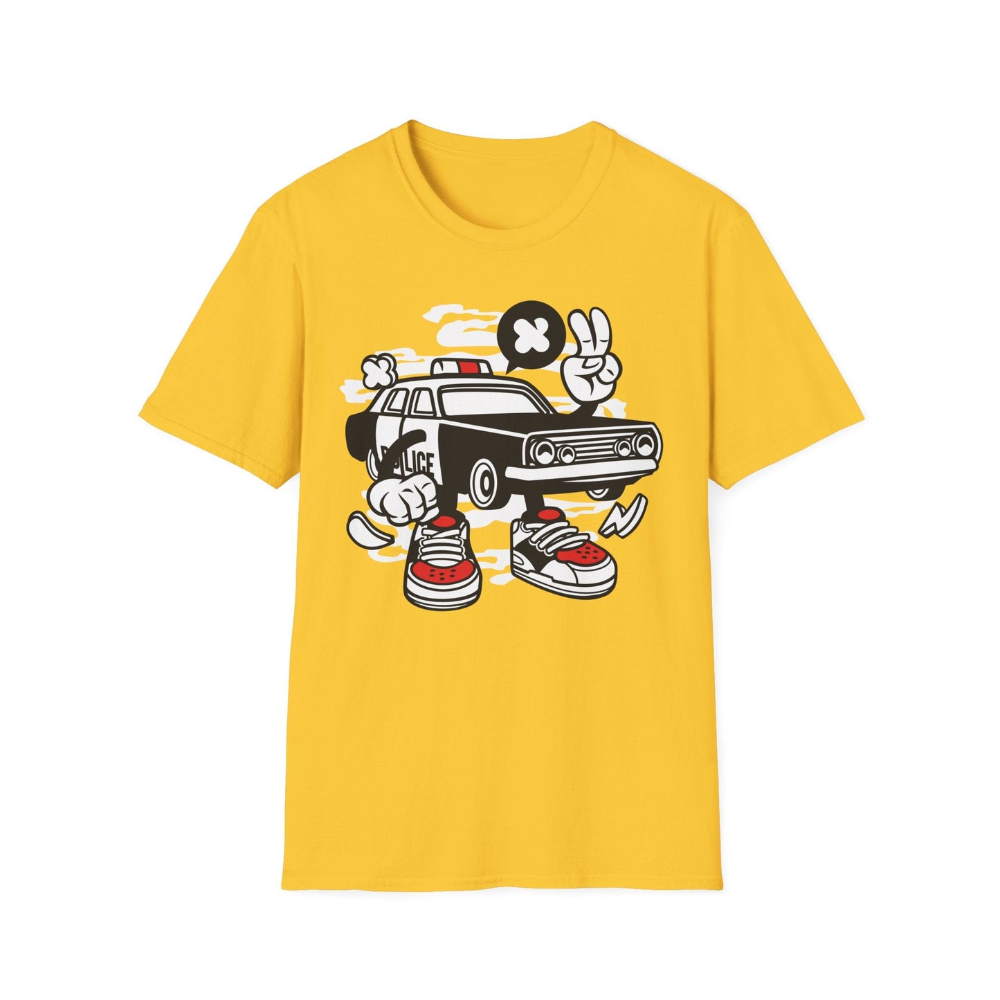 Cartoon T Shirt Animation Tee Funny Unisex Gildan Softstyle 64000 Cotton Tee Comfort