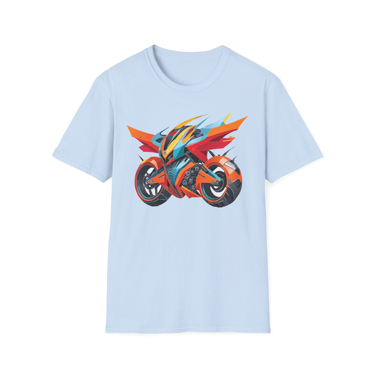 Moto Bike Motorcycle Graphic Tee Gildan Unisex 100 Cotton Tee Shirt m5