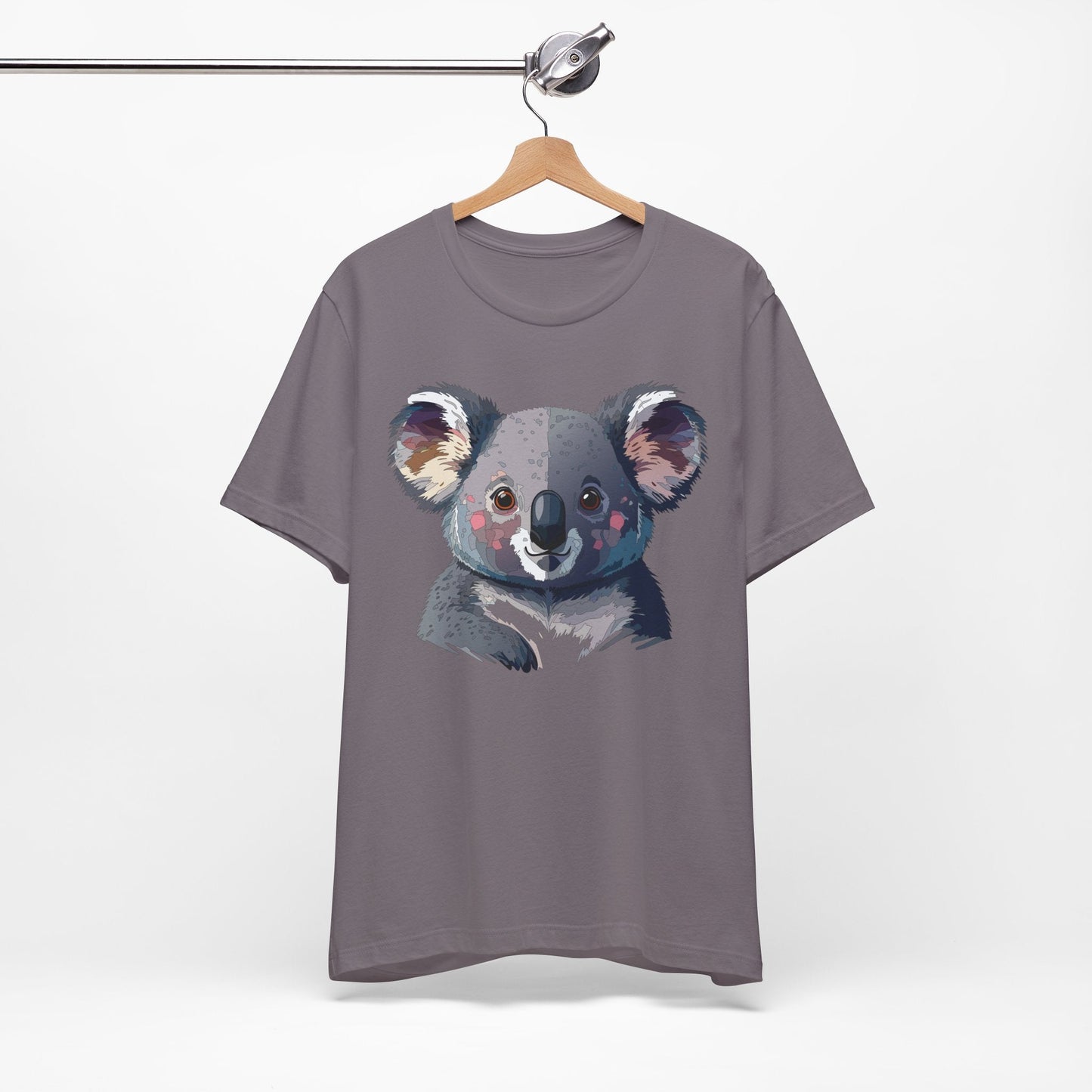 Unisex Animal Shirt With Animal Art Design Tee Wild Animals Short Sleeve Jersey Cotton