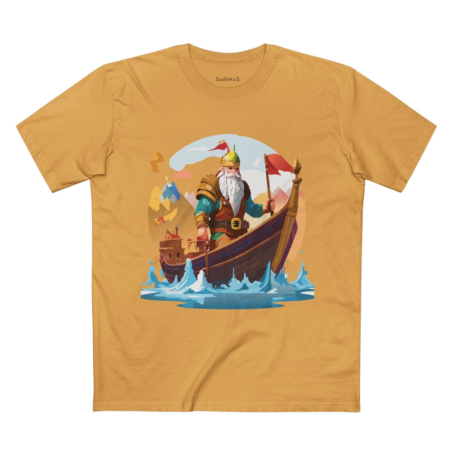 Viking Graphic Unisex 100 Cotton Staple Tee 1