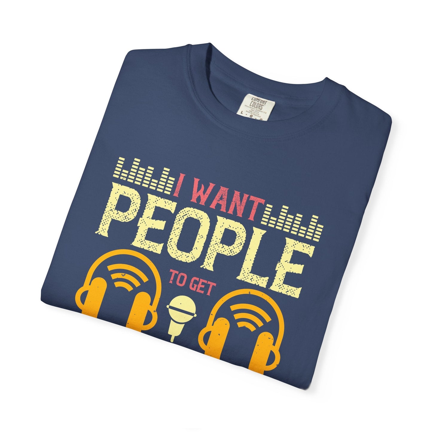 Music Graphic Design Unisex Cotton T-shirt m16