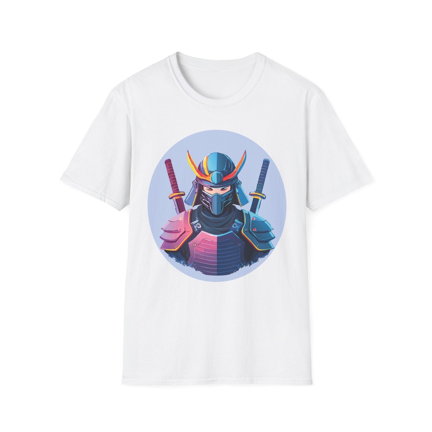 Samurai T Shirt Unisex Softstyle Gildan 64000 Breathable Cotton Tee For Everyday Wear