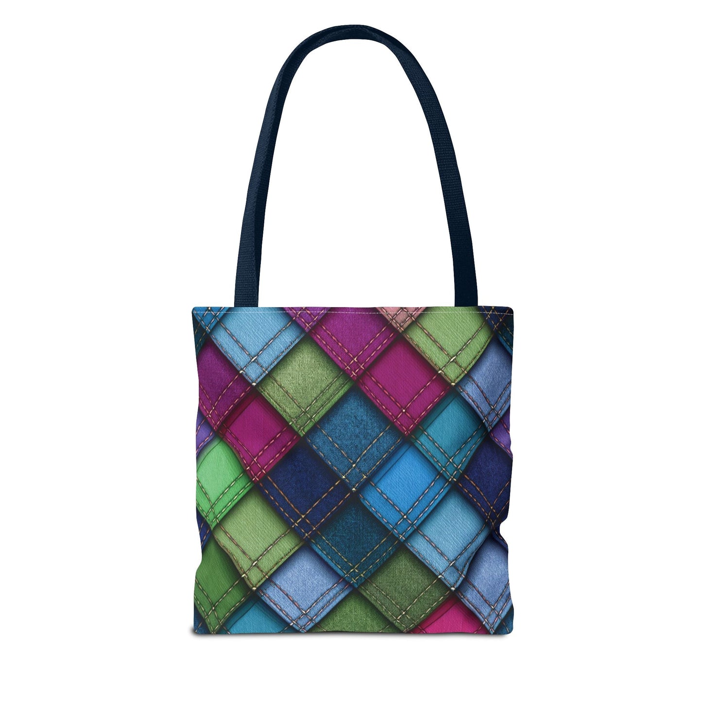 Denim Canvas Bag, Tote Bag Denim Printify