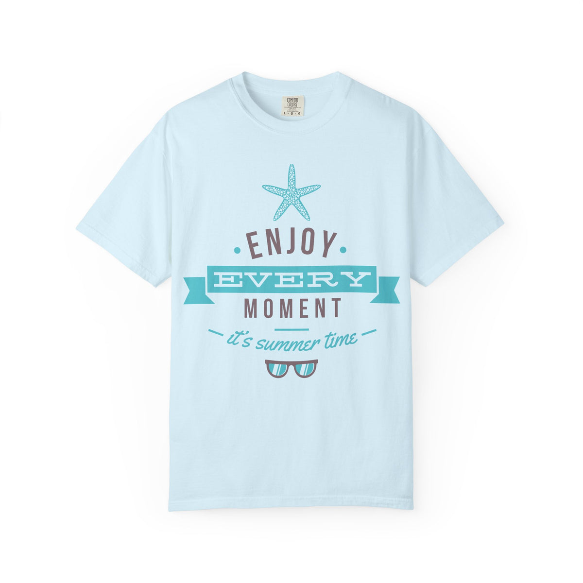 Unisex Garment Dyed T Shirt Relaxed Fit Comfort Colors 1717 100 Percent Ring Spun US Cotton