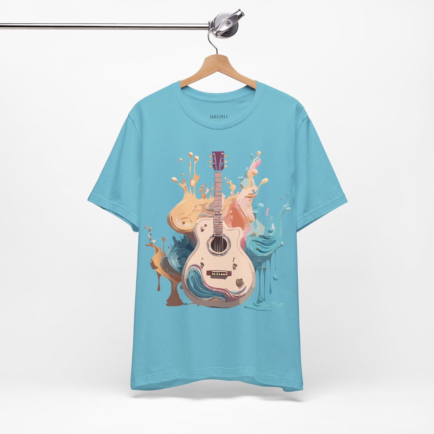 Adelpha Music Graphic T Shirt Unisex Jersey Short Sleeve Tee Vintage Inspired Art Tee
