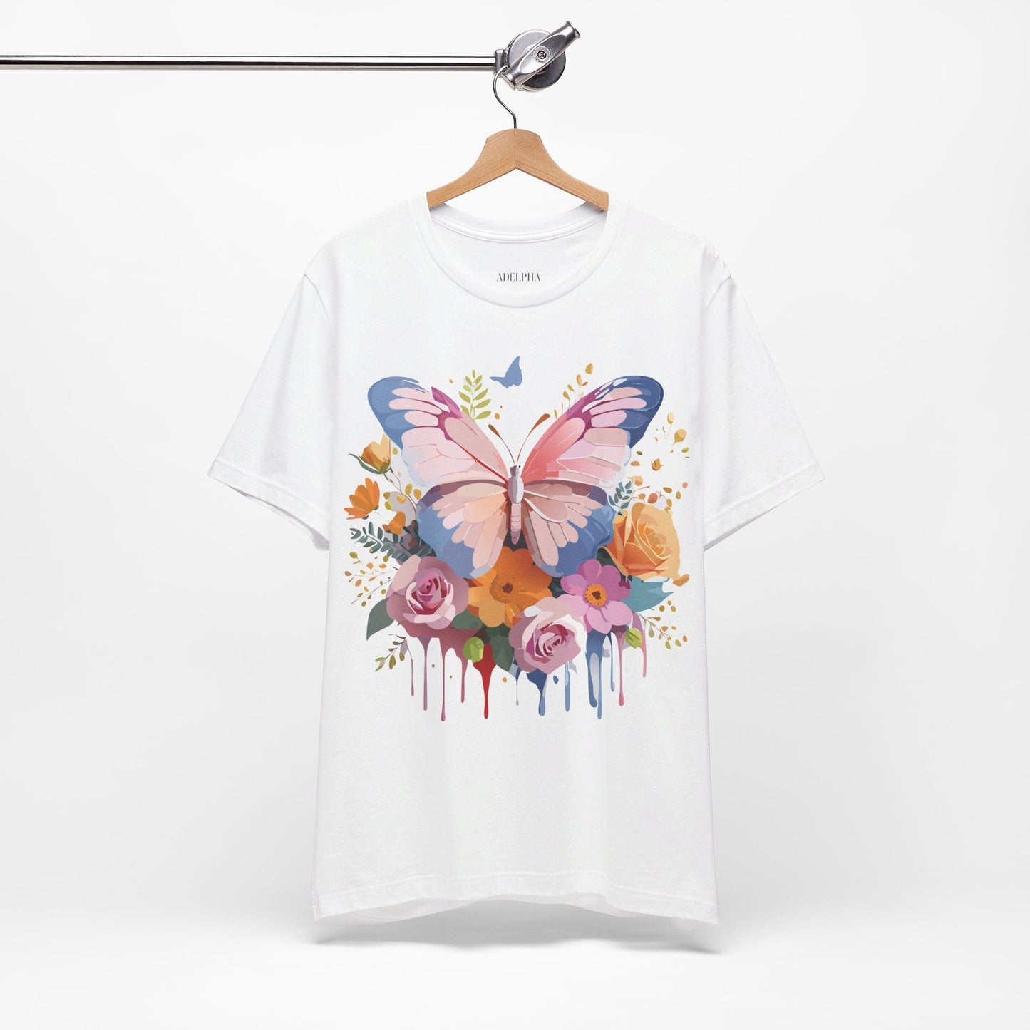 Butterfly Graphic Tee Unisex Art Design Shirt By Adelpha Vintage Inspired