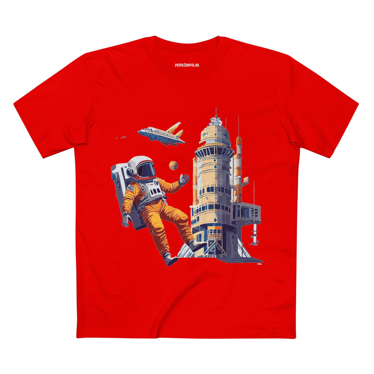 Cosmos Astronaut Graphic Tee Staple Unisex 100 Cotton Tee Shirt - CS-32