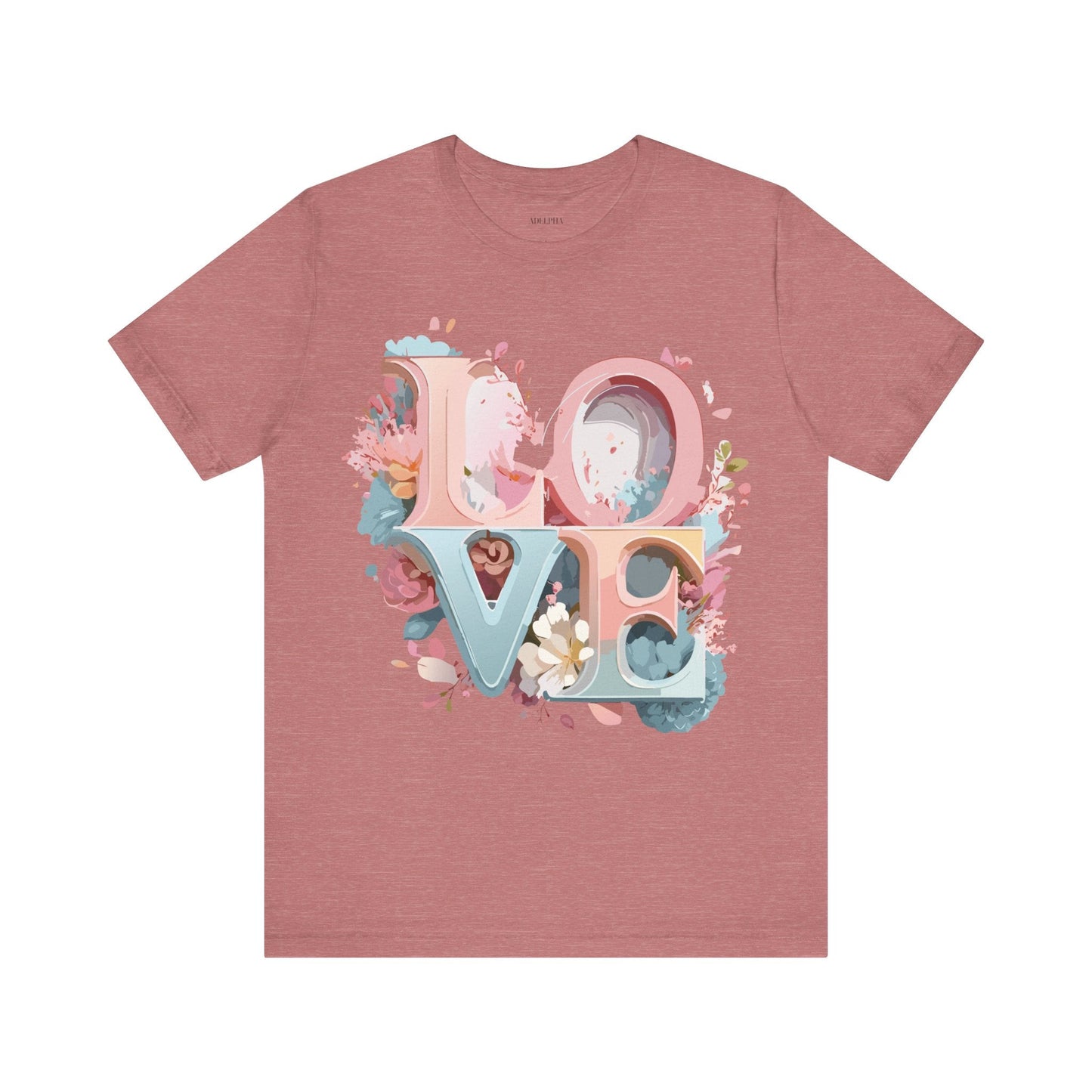 Adelpha Graphic Unisex Valentine Shirts Vintage Inspired Art Design Short Sleeve Tee