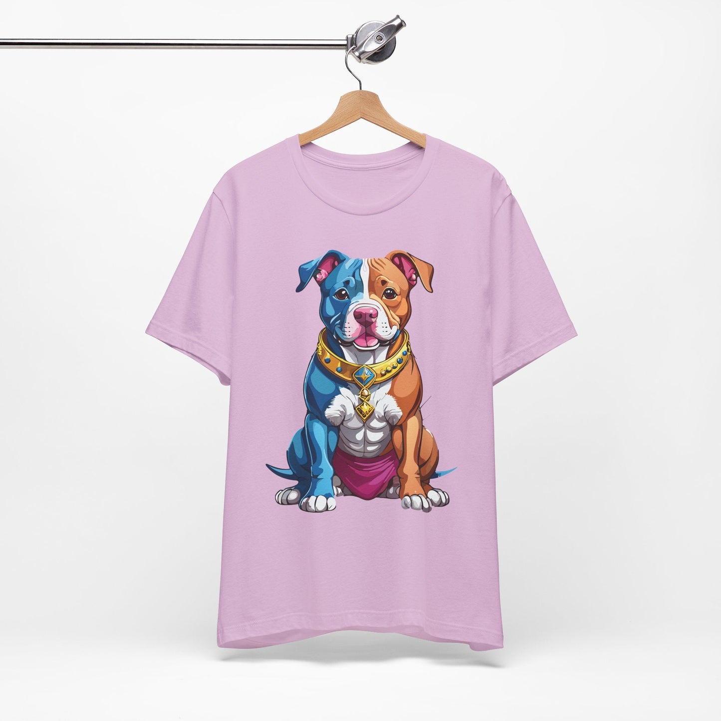 Unisex Animal Shirt Art Design Tee With Wild Animals Print Short Sleeve Jersey Tee