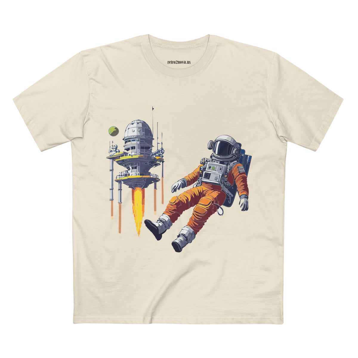 Cosmos Astronaut Graphic Tee Staple Unisex 100 Cotton Tee Shirt - CS-6