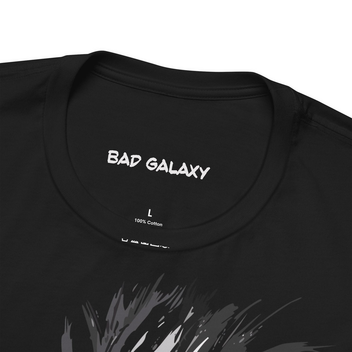 Punk Rock Tee Shirt From Bad Galaxy Made To Order 100 Percent Cotton Eco Friendly Inks