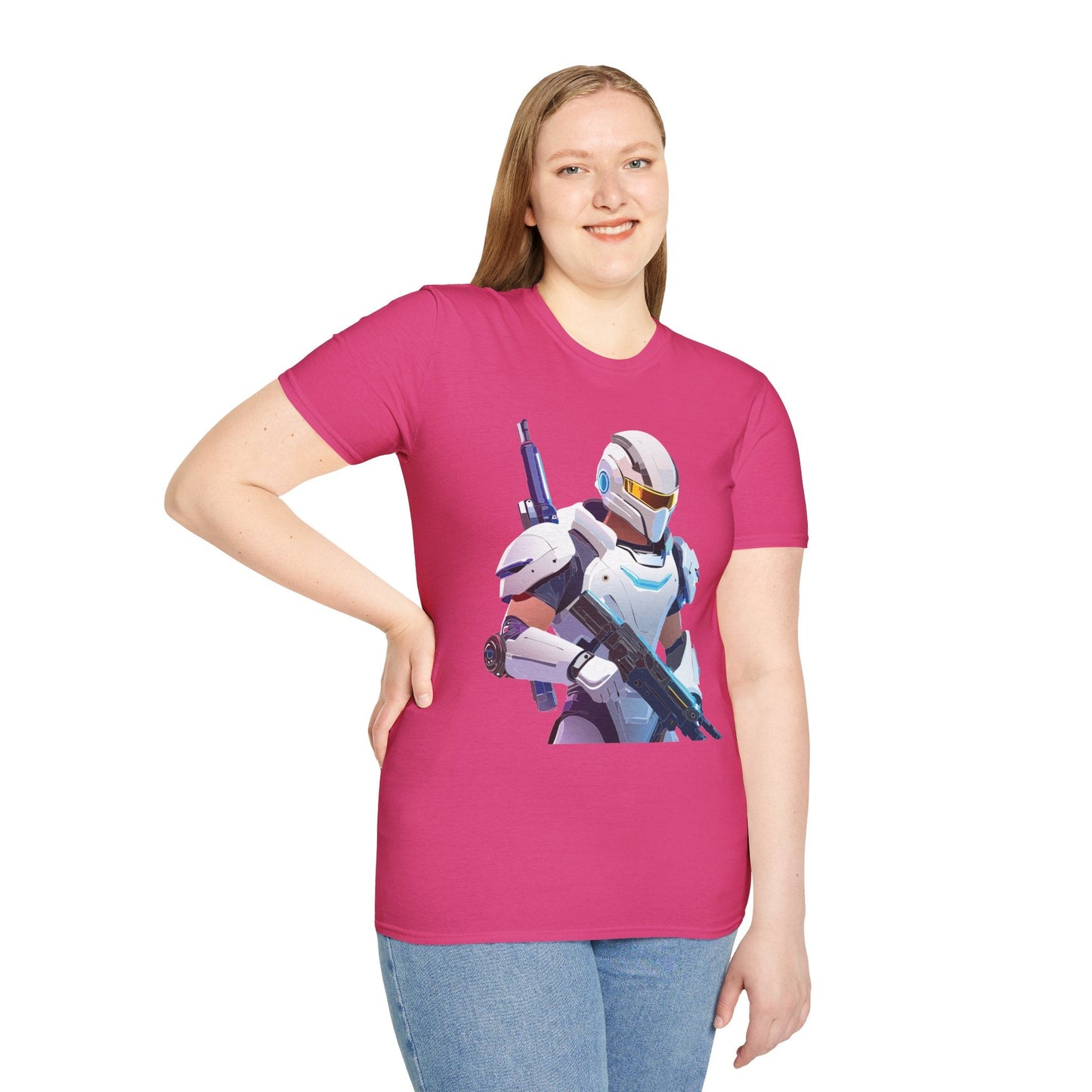 Robocop Graphic Unisex Cotton With Cyber Man Artwork Tee 10