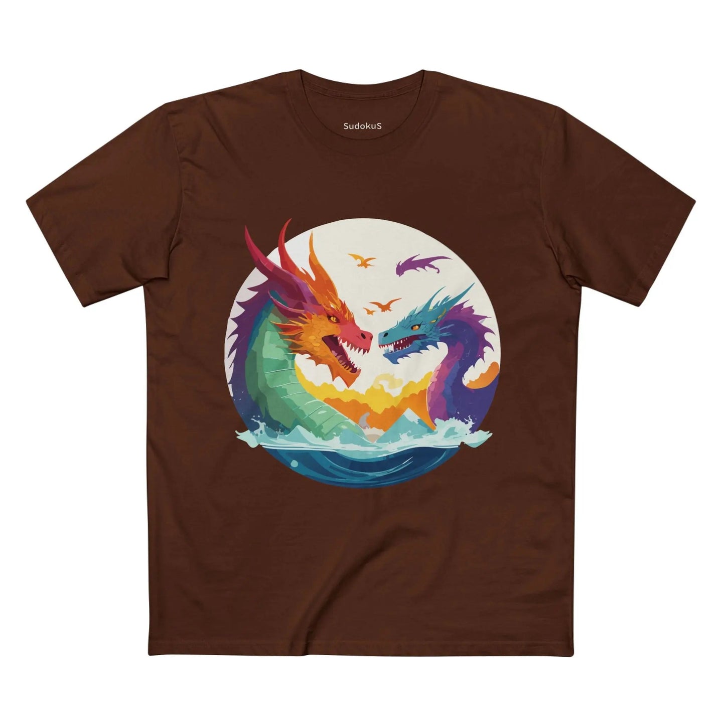 Dragon Graphic Unisex 100 Cotton Staple Tee 20