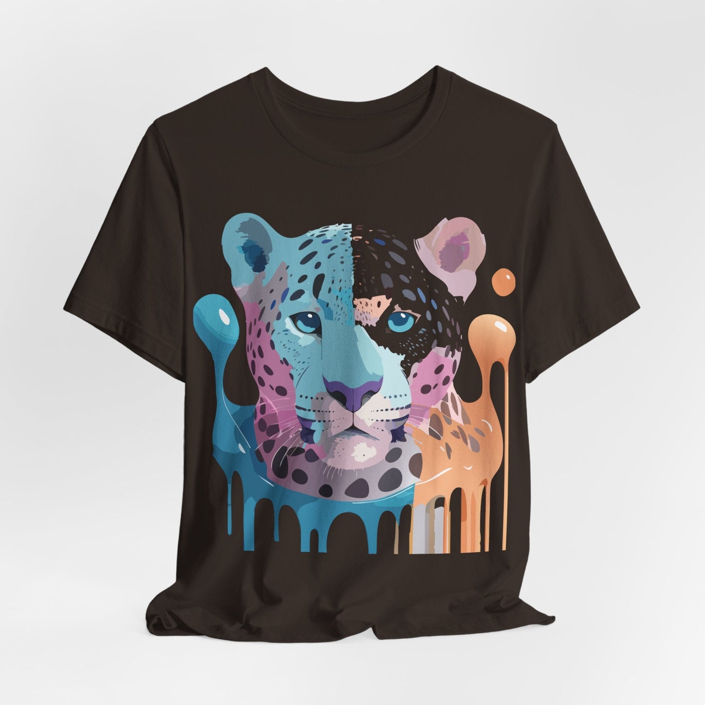 Cheetah Graphic Unisex 100 Cotton Artwork Tee 7