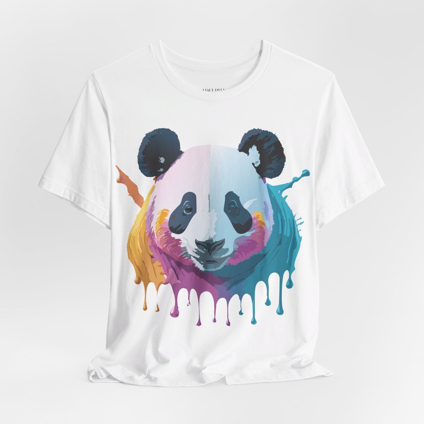 Panda Shirt Unisex Graphic Tee Vintage Inspired Artwork By Adelpha Jersey Short Sleeve