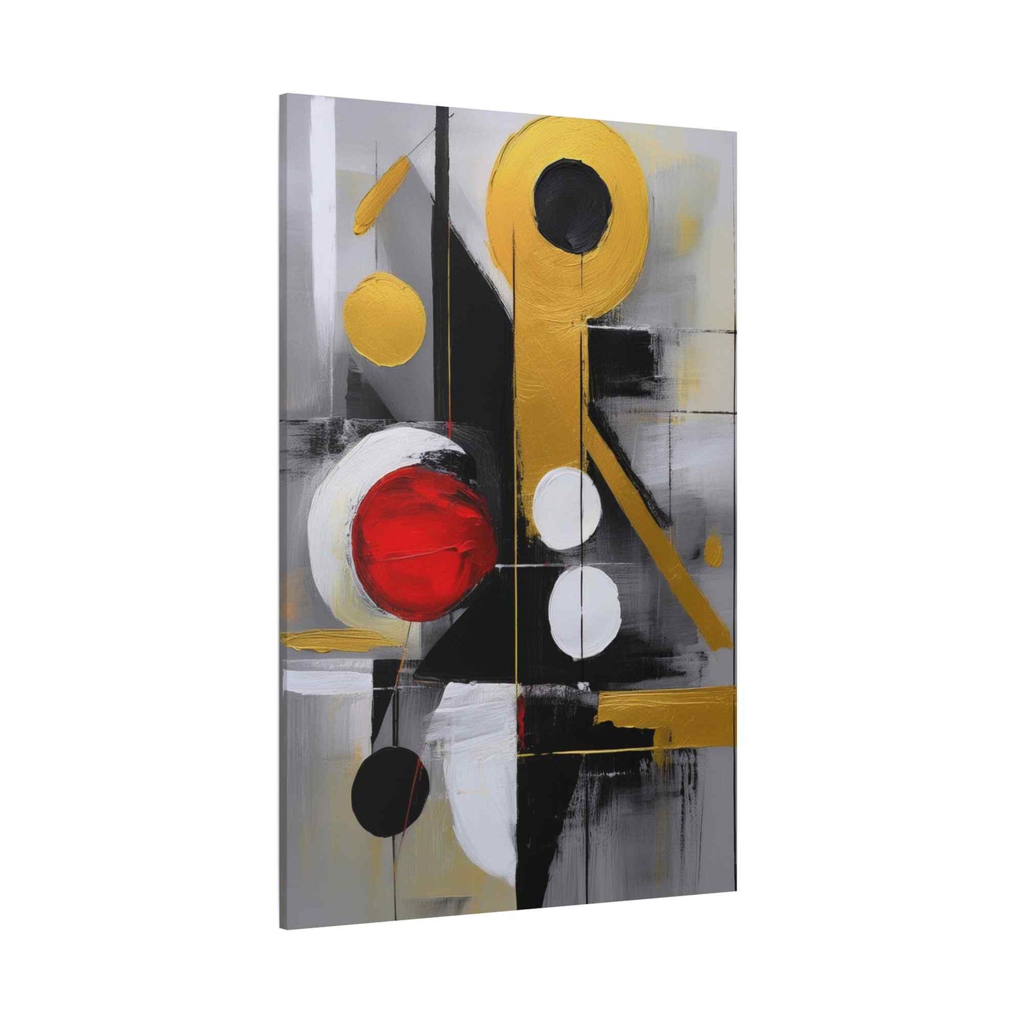 Red Abstract Painting Print Canvas 20x24,20x30,24x30, 24x32,24x36,30x40, 32x48,36x48,40x60 Pine-Wood Inner Frame ABS-24