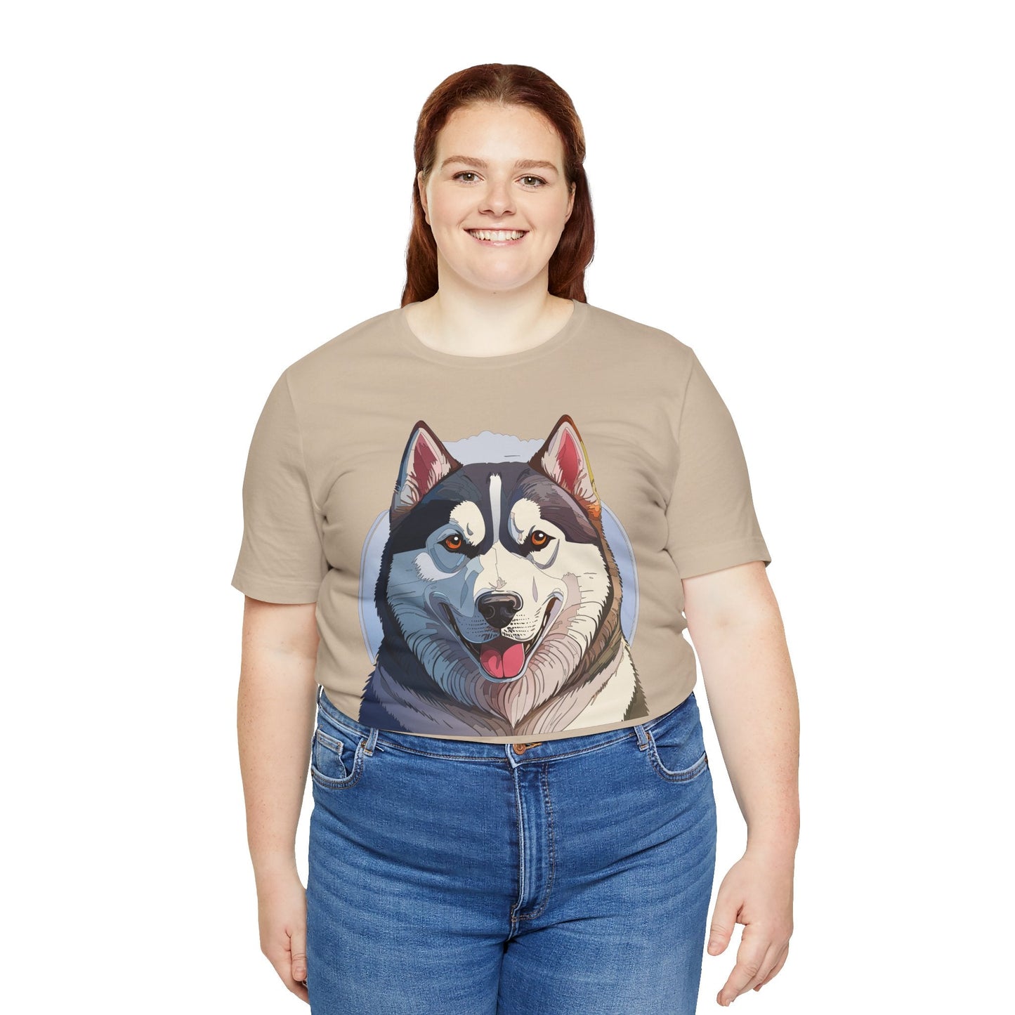 Unisex Animal Shirt Art Design Tee With Wild Animals Graphic Print Short Sleeve Style