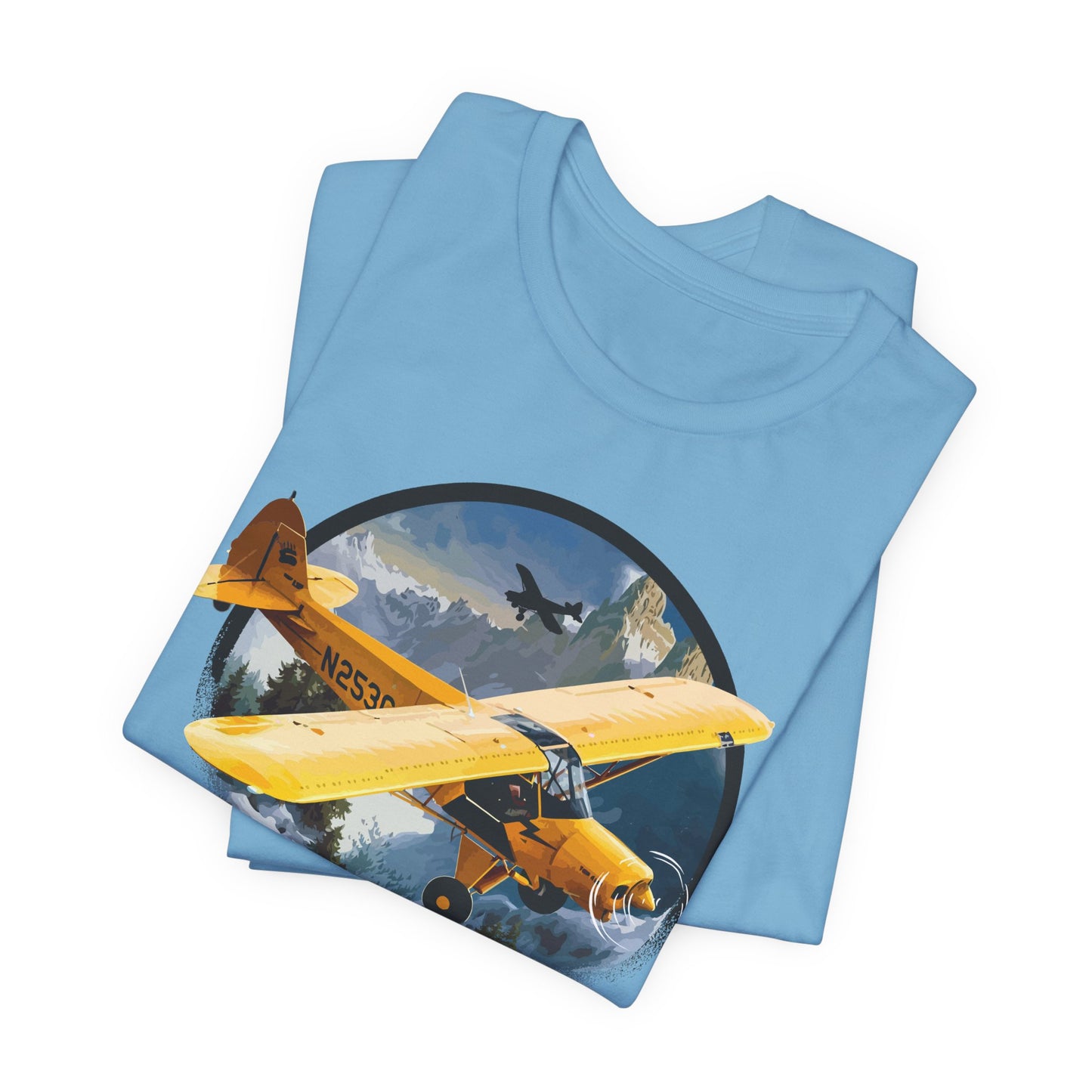 Retro Plane Graphic Design Tee, Plane Shirt, Vintage Tees, Art Design T-Shirt, Graphic Tee, Retro Art Shirts
