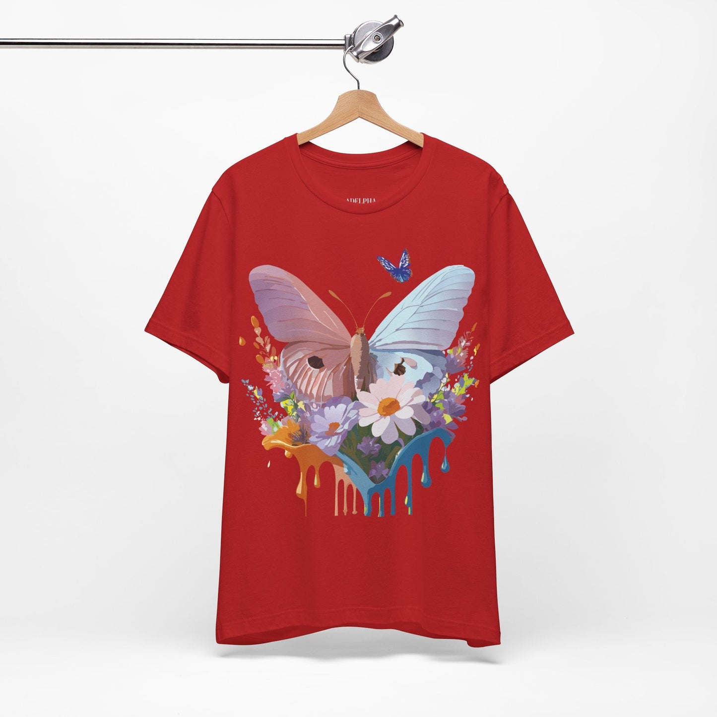 Butterfly Graphic Tee Unisex Jersey Short Sleeve Artwork By Adelpha