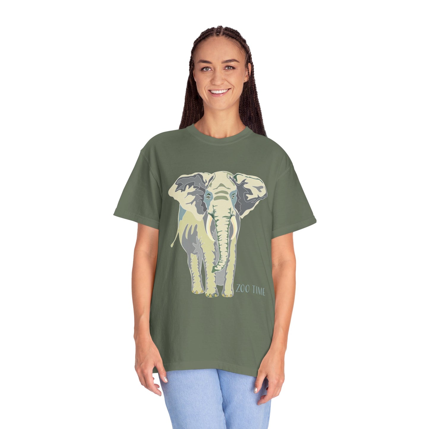 Unisex T-shirt with animal prints